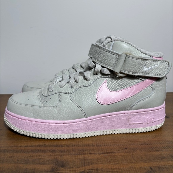 Nike Air Force 1 Mid Shoes Nike by You Custom Sneakers DV3903 900 Size 7.5 - Picture 7 of 7